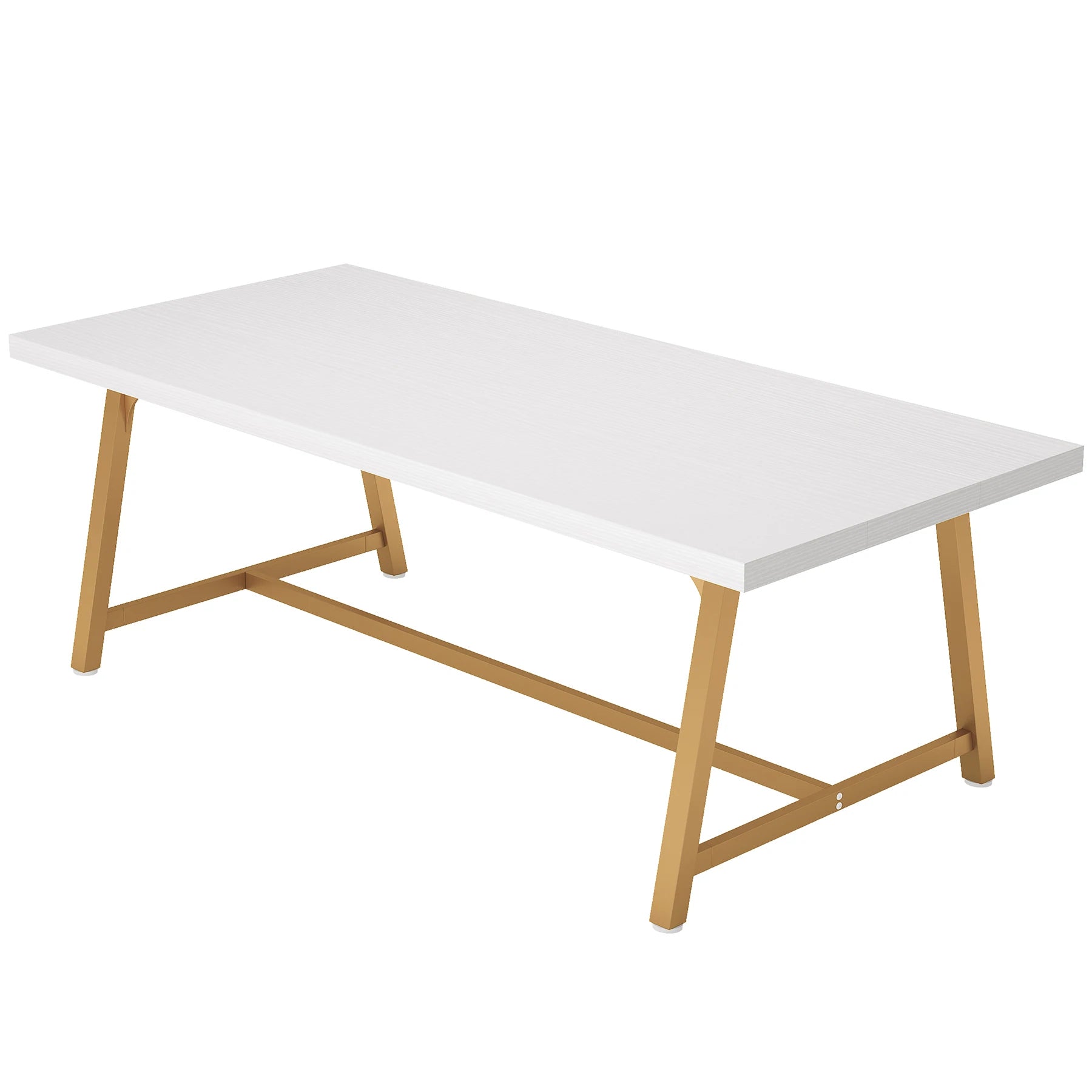 Dining Table for 8 People, 70.87" Rectangular Wood Kitchen Table