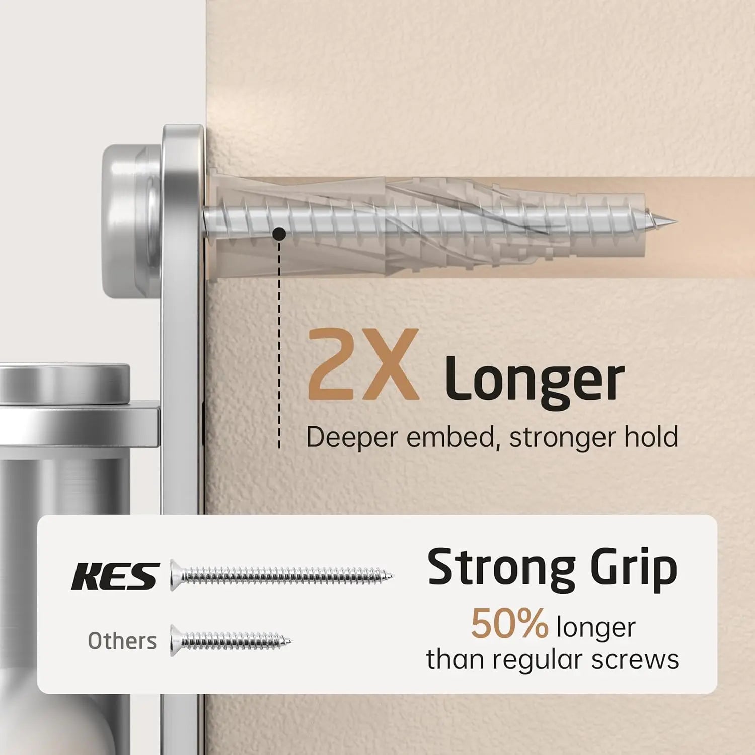 Extra-long rotating towel bar
