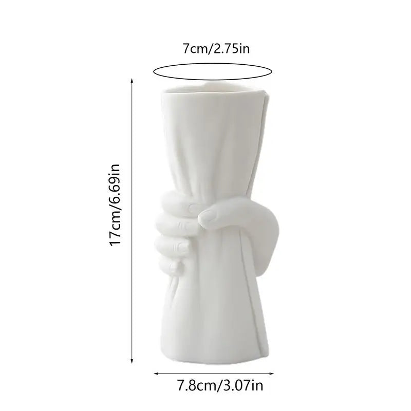 Ceramic Female Body Vase Abstract Art Flower Holder