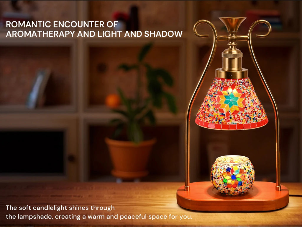 Bohemian style bedside lamp