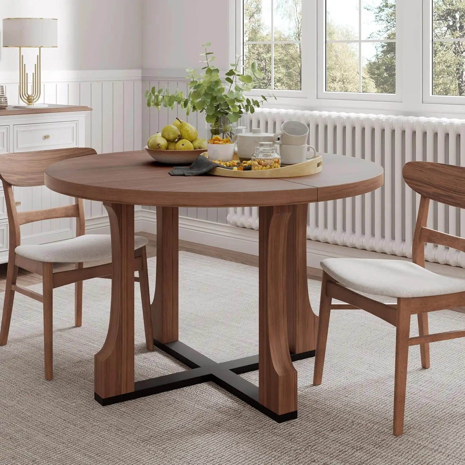 Round Dining Table for 4-6