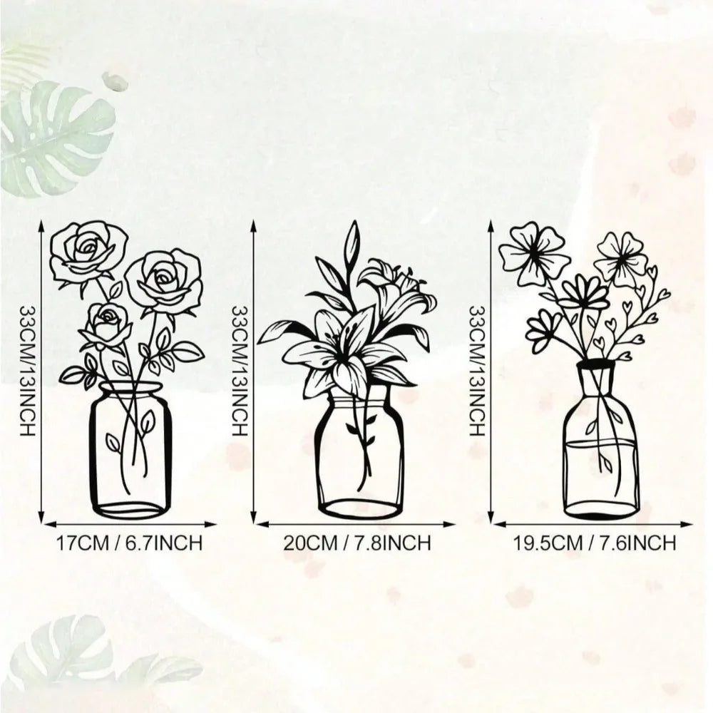 Metal Tulip Sculpture (Abstract Wire Art)