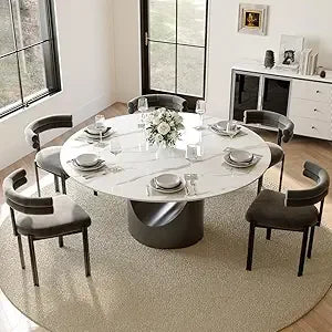 Round Dining Table for 4-6
