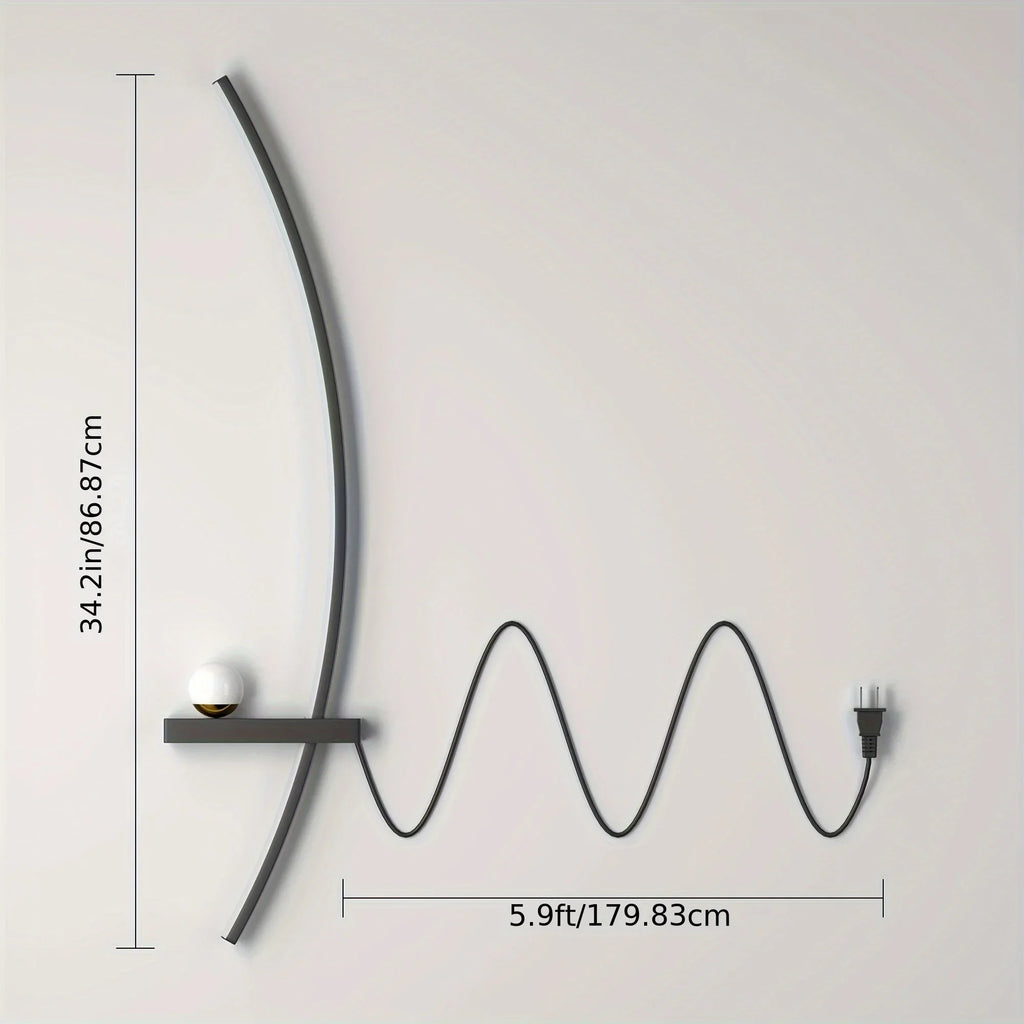 Modern Adjustable LED Wall Sconce (2pcs)