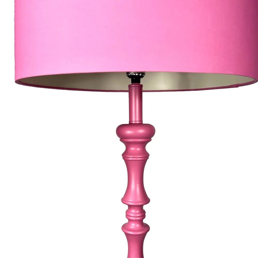 Floor Lamp with Soft Fabric Shade Ambient Lighting