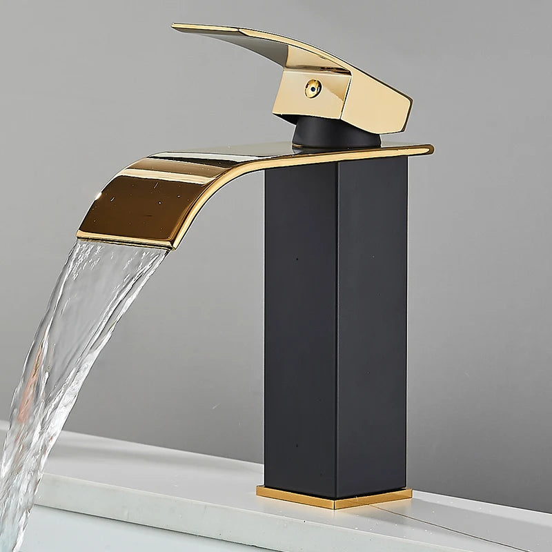 Crane Tap Waterfall Basin Faucet Single Handle Mixer