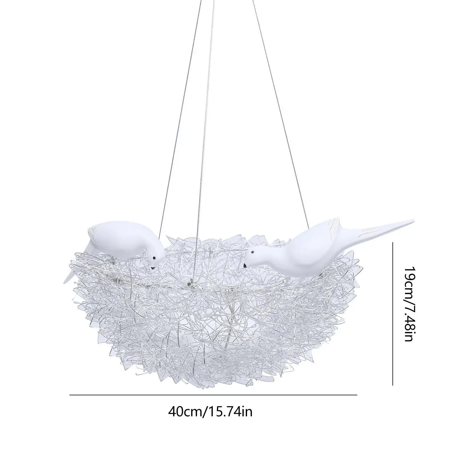 LED Bird's Nest Design Chandelier