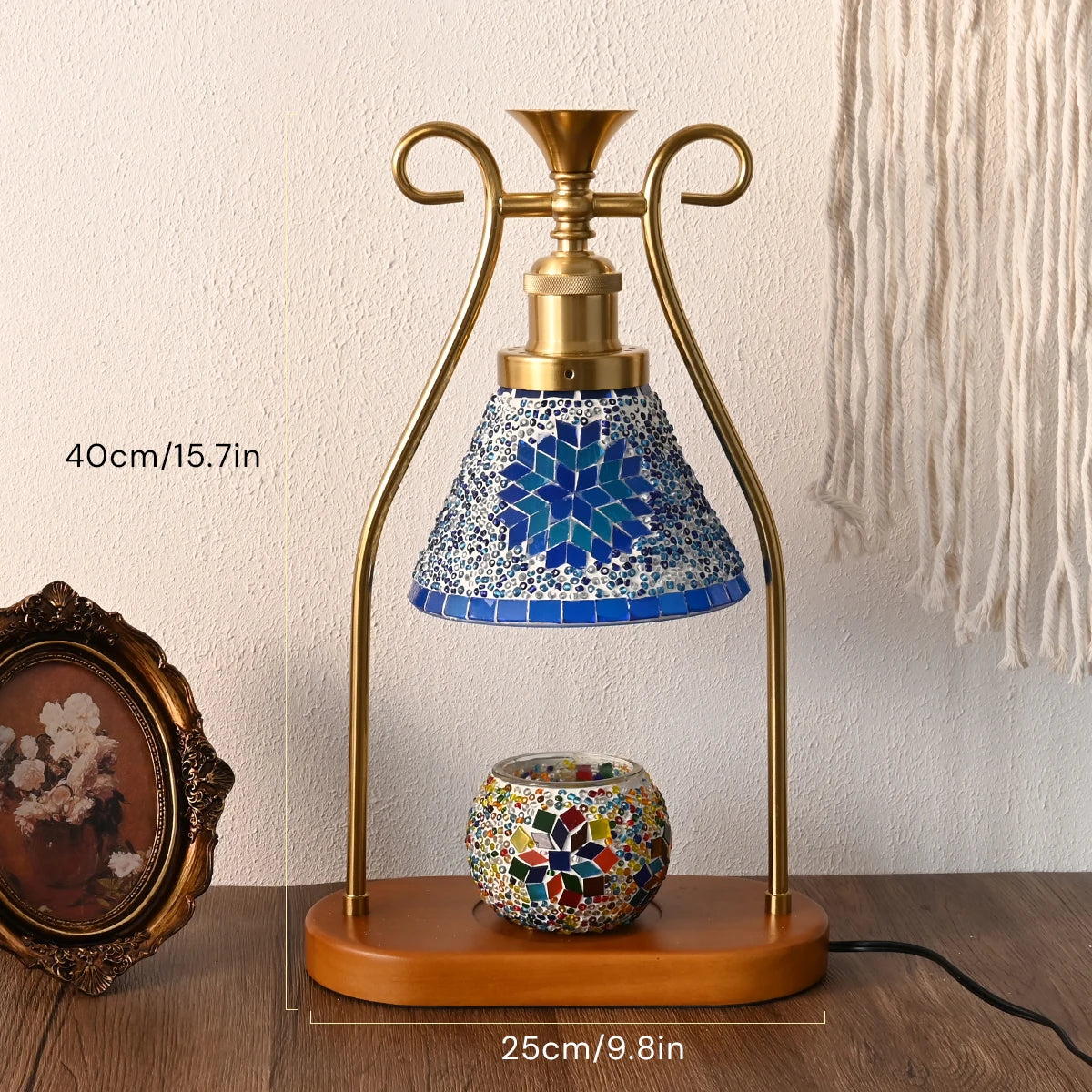 Bohemian style bedside lamp
