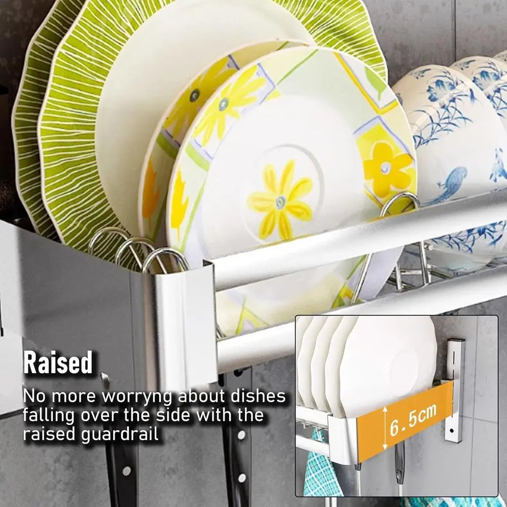 2 Tier Kitchen Dish Drying Rack