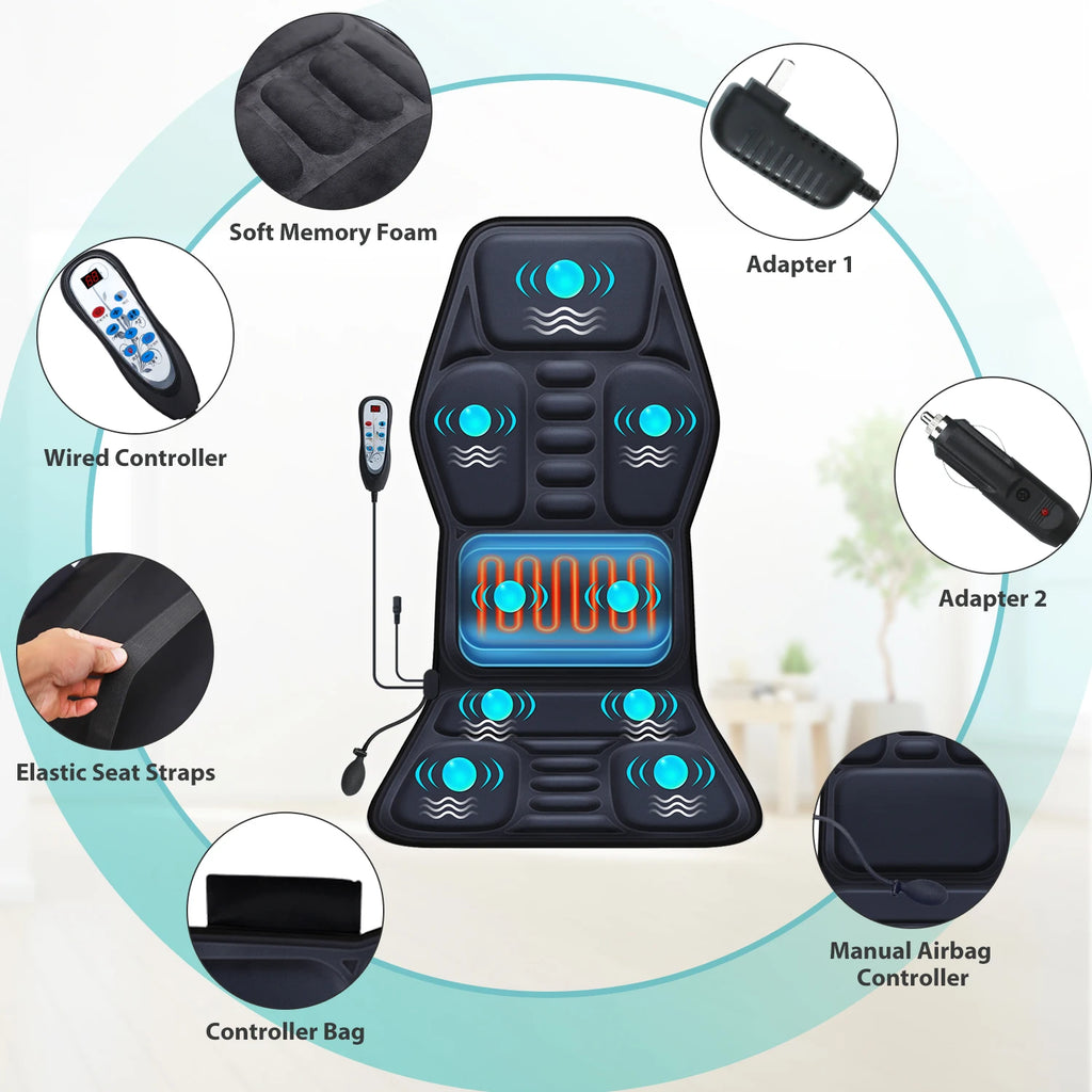 Massage Seat Cushion With Heating, Massage Chair Cushion For Men And Women